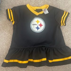 Pittsburgh Steelers NFL peplum top! 18 months